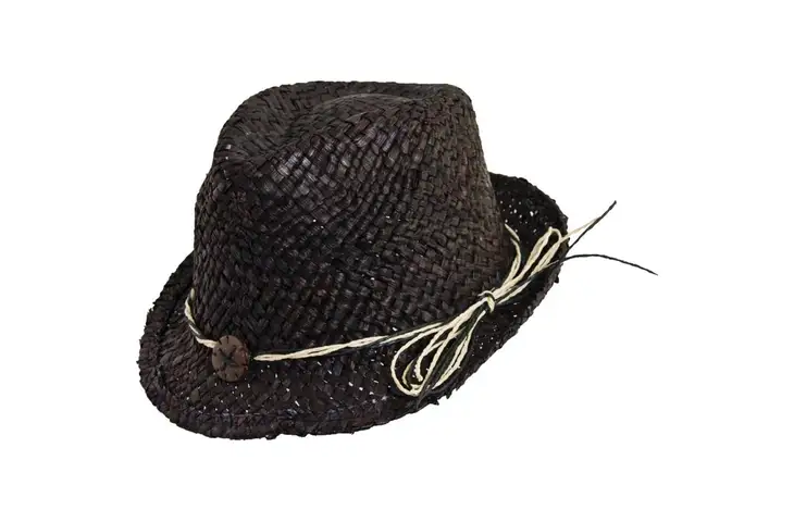 Dorfman Pacific Fedora Straw Hat - view 2